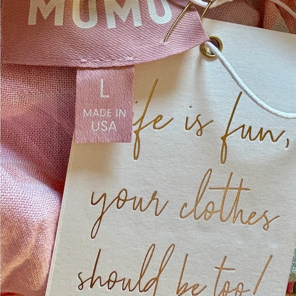 NEW w/Tags Show Me Your MuMu Colorful Collin's Smocked Mini Dress Size Large - Picture 3 of 9